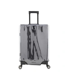 JUSTOP dustproof protective waterproof luggage cover PVC transparent suitcase covers