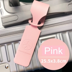 JUSTOP Newest Design Luggage Tag – Custom Logo Waterproof PU Soft Printed