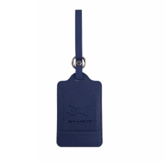 JUSTOP Wholesale Customized Waterproof  Leather Luggage Tags Personalized  Pvc Faux Sublimation Baggage LuggageTag