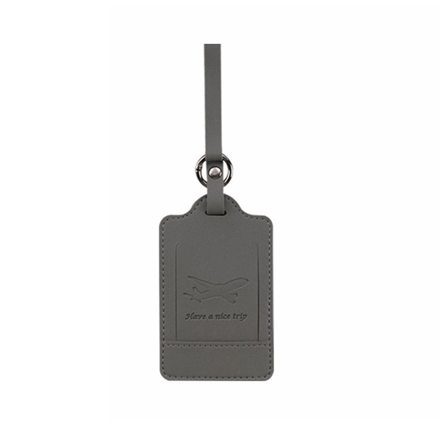 JUSTOP Wholesale Customized Waterproof  Leather Luggage Tags Personalized  Pvc Faux Sublimation Baggage LuggageTag