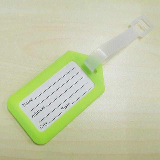 JUSTOP Manufacturer Waterproof Custom Logo Personalized  Sublimation Suitcase Tag Custom Blank Luggage Tag