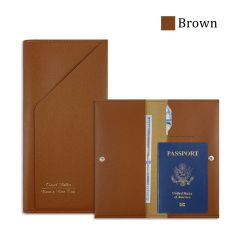 JUSTOP Hot-Sale Fashion Passport Holder Sublimation  Leather Wallets Travel Wallet Passport Holder