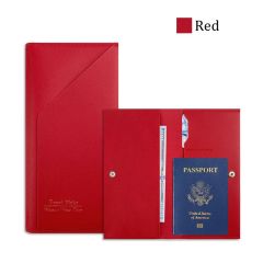 JUSTOP Hot-Sale Fashion Passport Holder Sublimation  Leather Wallets Travel Wallet Passport Holder
