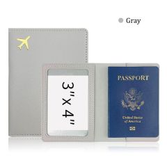 JUSTOP High Quality Custom Passport Holder Leather ID Card Wallets Family Travel Wallet Passport Holder