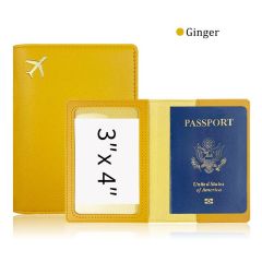 JUSTOP High Quality Custom Passport Holder Leather ID Card Wallets Family Travel Wallet Passport Holder