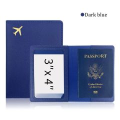 JUSTOP High Quality Custom Passport Holder Leather ID Card Wallets Family Travel Wallet Passport Holder