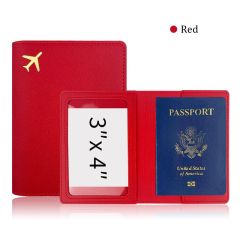JUSTOP High Quality Custom Passport Holder Leather ID Card Wallets Family Travel Wallet Passport Holder