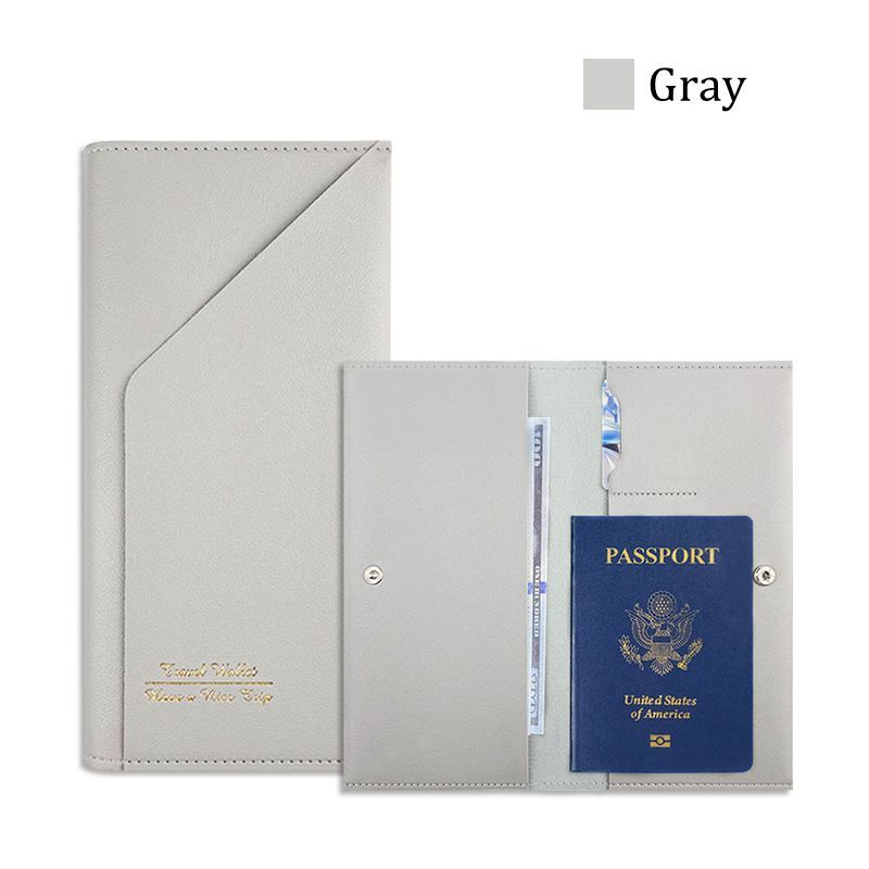 JUSTOP Hot-Sale Fashion Passport Holder Sublimation  Leather Wallets Travel Wallet Passport Holder
