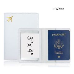 JUSTOP High Quality Custom Passport Holder Leather ID Card Wallets Family Travel Wallet Passport Holder