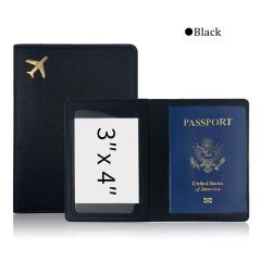 JUSTOP High Quality Custom Passport Holder Leather ID Card Wallets Family Travel Wallet Passport Holder