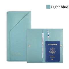 JUSTOP Hot-Sale Fashion Passport Holder Sublimation  Leather Wallets Travel Wallet Passport Holder