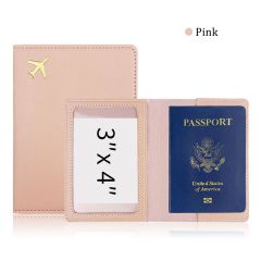 JUSTOP High Quality Custom Passport Holder Leather ID Card Wallets Family Travel Wallet Passport Holder