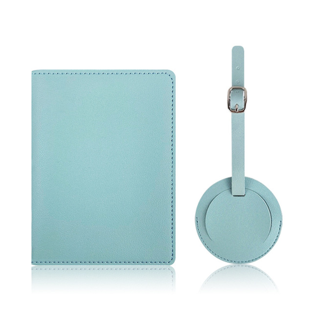 JUSTOP Fast Delivery Leather Passport Holder Cover Customize Logo Travel Set Passport Holder Wallets