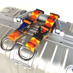 JUSTOP High Quality Customized Outdoors Suitcase Metal Buckle New Design Luggage Straps for Suitcases Hook Belt