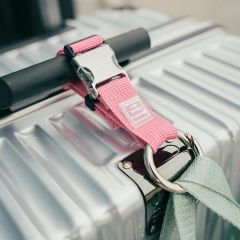 JUSTOP Personalized Adjustable Luggage Strap Buckle Suitcase Belt Luggage Strap with Ring