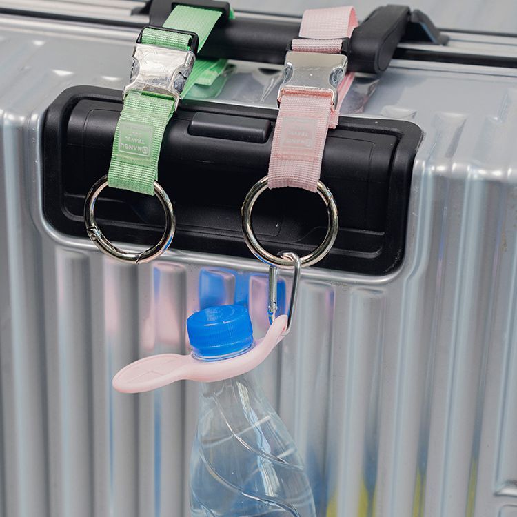 JUSTOP Personalized Adjustable Luggage Strap Buckle Suitcase Belt Luggage Strap with Ring