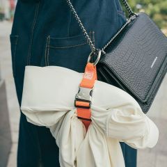 JUSTOP Personalized Adjustable Luggage Strap Buckle Suitcase Belt Luggage Strap with Ring