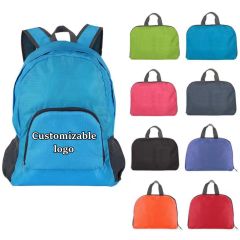 JUSTOP Light Type Outdoor Travel Foldable Backpack Custom Logo Casual Sports Drawstring Backpacks