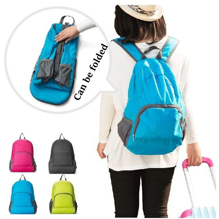 JUSTOP Light Type Outdoor Travel Foldable Backpack Custom Logo Casual Sports Drawstring Backpacks