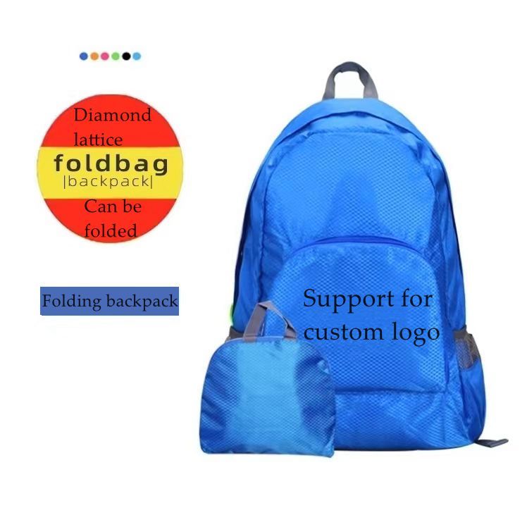 JUSTOP 2024 High Quality Foldable Backpack Casual Sports Women's Backpacks Travel Bag With Design Logo