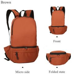 JUSTOP traveling backpack bag soccer foldable backpack nylon backpack woman nylon backpack woman