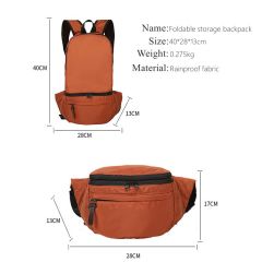 JUSTOP traveling backpack bag soccer foldable backpack nylon backpack woman nylon backpack woman