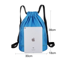 JUSTOP 2024 Hot Selling Wear-Resistant Drawstring Backpacks Custom Travel Ultralight Waterproof Basketball Backpacks