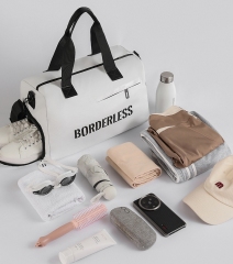 JUSTOP Custom Logo Waterproof Sports Gym Fitness Bag Weekend trip overnight Duffel bag Women's Travel bags