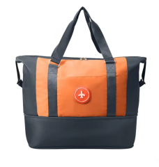 JUSTOP New Design Expandable Large Capacity Waterproof Sport Gym Duffel Bag Foldable Travel Bag