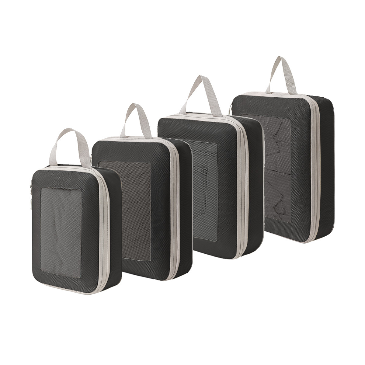 JUSTOP 4 Set Packing Cubes Various Sizes Packing Organizer for Travel Accessories Luggage Carry On Suitcase