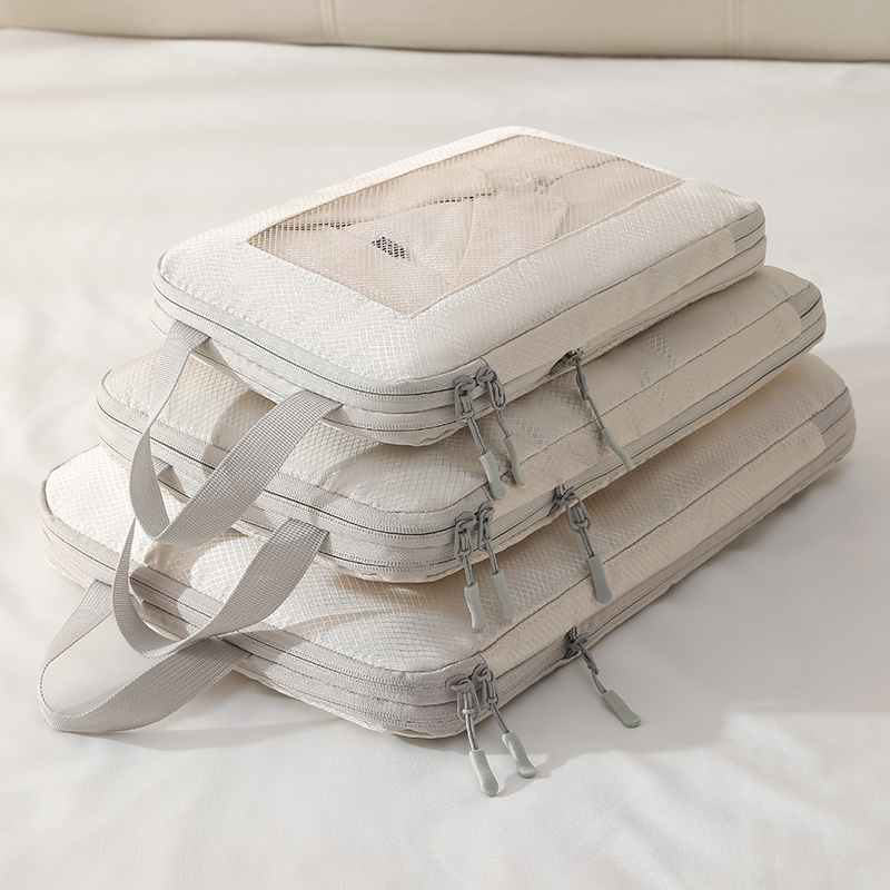 JUSTOP 4 Set Packing Cubes Various Sizes Packing Organizer for Travel Accessories Luggage Carry On Suitcase