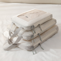 JUSTOP 4 Set Packing Cubes Various Sizes Packing Organizer for Travel Accessories Luggage Carry On Suitcase