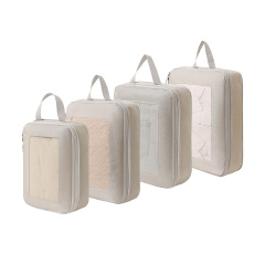 JUSTOP 4 Set Packing Cubes Various Sizes Packing Organizer for Travel Accessories Luggage Carry On Suitcase