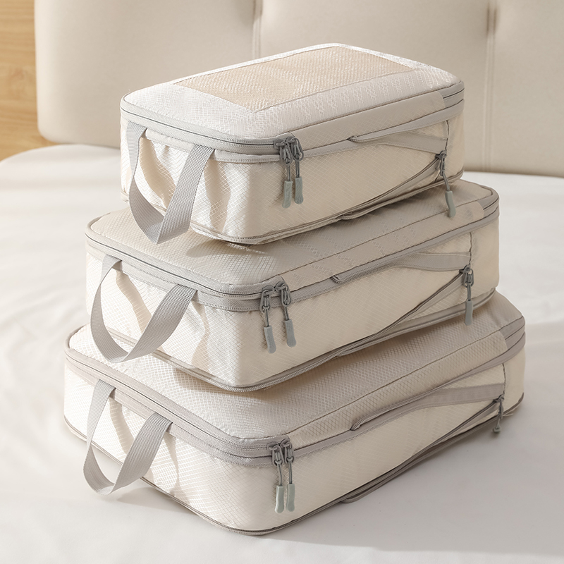 JUSTOP 4 Set Packing Cubes Various Sizes Packing Organizer for Travel Accessories Luggage Carry On Suitcase