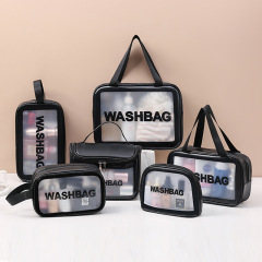 JUSTOP Travel Cosmetic bag Set Custom Logo With Zipper For Makeup Waterproof Toiletry Storage Bags