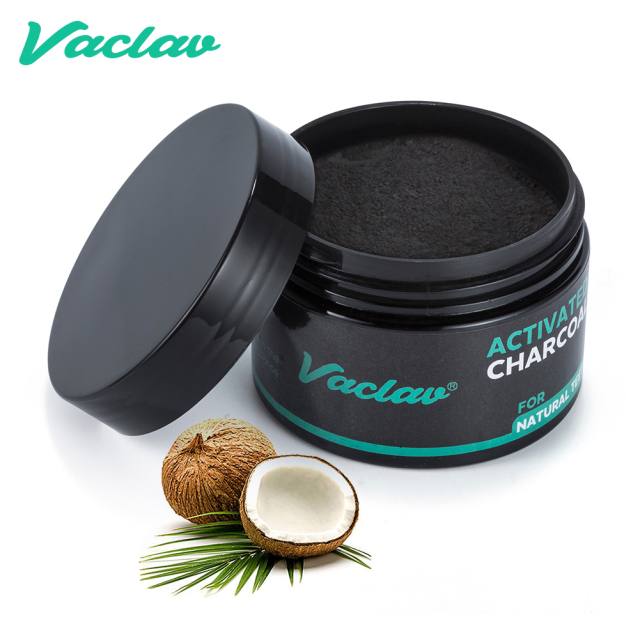 Vaclav 60g Tooth Whitening Powder Activated Coconut Charcoal Natural Teeth Whitening Charcoal Powder Tartar Stain Removal