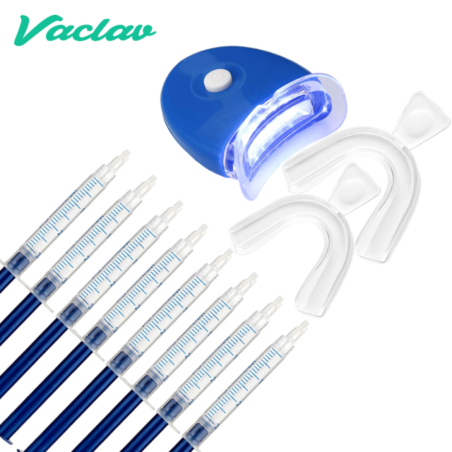 Vaclav Tooth Whitening Gel Kit Teeth Whitening Light Lamp Powder Tooth White Oral Kit Whitener Dental Bleaching Dental Equipment