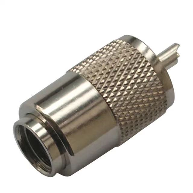 High Quality Two Cable Type Pl-259 RF Antenna Cable Connector