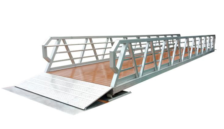 Aluminum alloy approach bridge