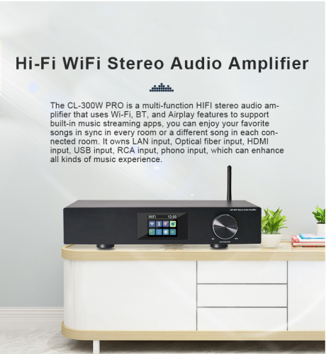 WIFI Bluetooth Audio amplifier