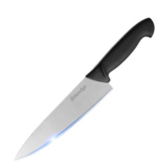 dimoedge 8 inch Chef Knife Professional Ultra Sharp Chefs Knife with Ergonomic Handle(Black)