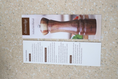 Dimoedge Wood Salt and Pepper Mill