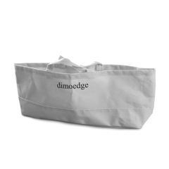 dimeodge Plain Fabric Tote Bag – 37x8.5x16cm Minimalist Handbag, Solid Color