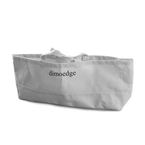 dimeodge Plain Fabric Tote Bag – 37x8.5x16cm Minimalist Handbag, Solid Color