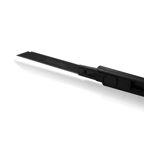 Black Retractable Utility Knife – 14cm Slim Blade, Precision Cutting Tool