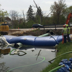 Coussin gonflable en caoutchouc