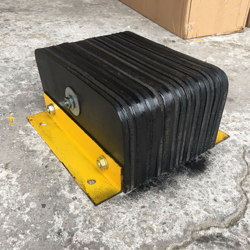 How Does a Laminated Rubber Dock Bumper with Steel Angle Improve Loading Dock Safety?