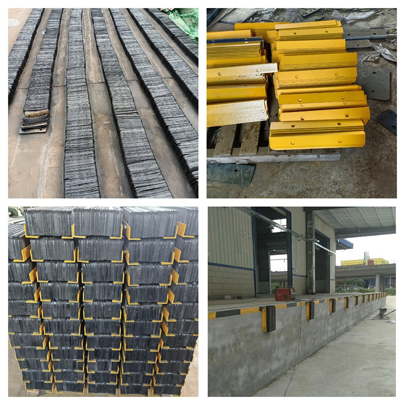 Laminated Rubber Dock Bumper with Steel Angle