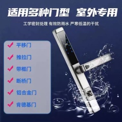 RFTC-D03 单面防水滑盖指纹头断桥铝锁