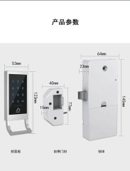 RFTC-EM-839 密码刷卡智能柜锁